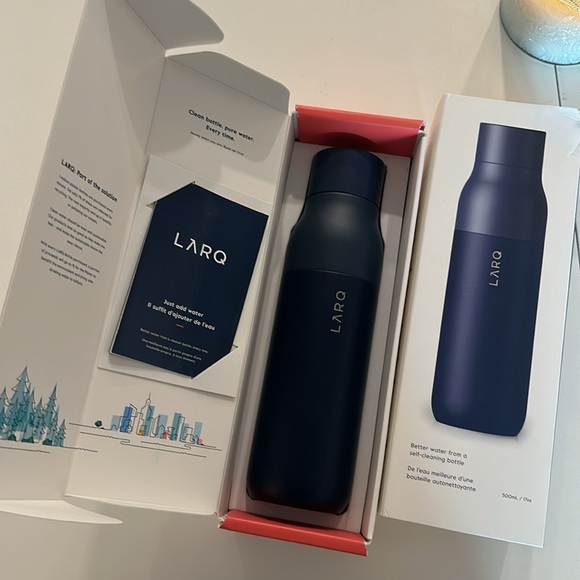 LARQ Water Bottle PurVis In BLUE NIB NEW 17oz - Picture 12 of 12